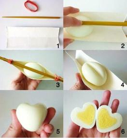 Cute hard boiled eggs!